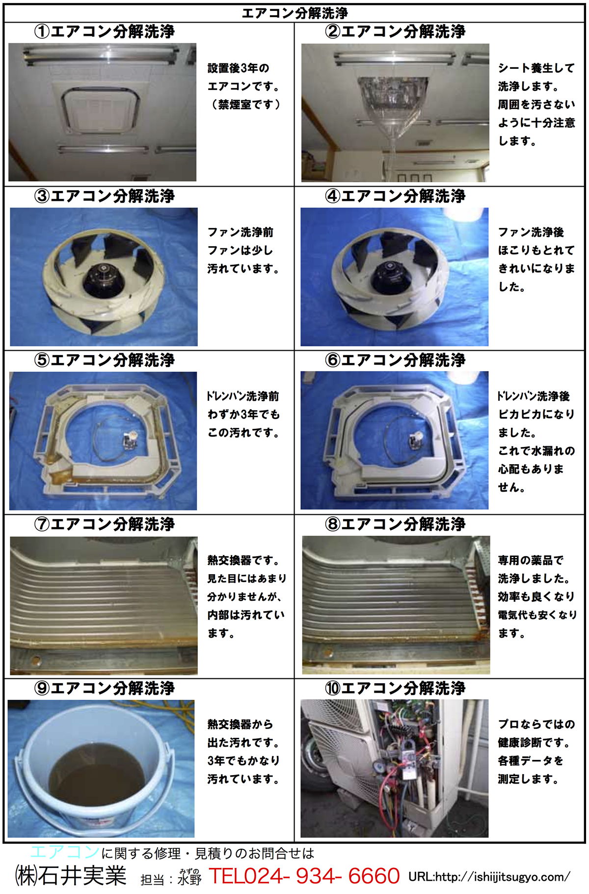 エアコンのクリーニング、分解洗浄を行えば省エネ効果。嫌な臭いがなくなり快適に。